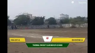 Thermal Cricket Club vs Rockstar 11 live cricket match | New Chambal Sports Club live - Kota Beraj K