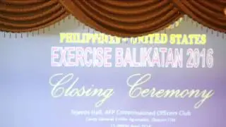 Balikatan 2016 Closing Ceremony