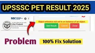 Upsssc pet result 2025 | upsssc pet result problem 2025 | #petresult 