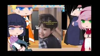naruto y sus amigos reaccionan a jungkook es el hijo  perdido de sakura