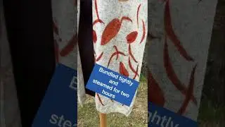 The Magic of Eucalyptus EcoPrints  on Wool!   #short #ecoprint  #sustainability    Music: Night