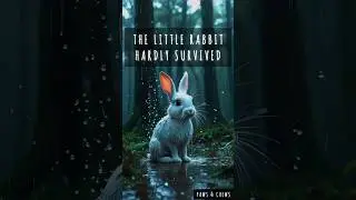 The Poor Rabbit hardly survived 🐇😍 Emotional short film #animals #story #ytshorts #shorts