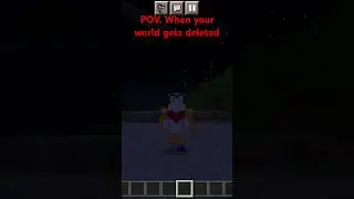 When your world gets deleted: my new Character is plessie￼