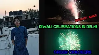 Diwali 2019|Diwali Celebrations In Delhi 2019|Testing Crackers|Puja|Sky Shots|Green Crackers|
