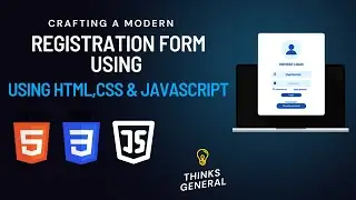 Creating a modern registration form using html ,CSS and JavaScript || Registeration form kasie banye