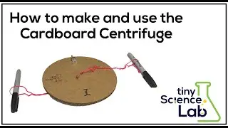 Cardboard Centrifuge from Tiny Science Lab