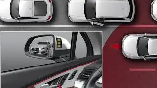 Установка опции Audi side assist: ассистент перестроения слепые зоны