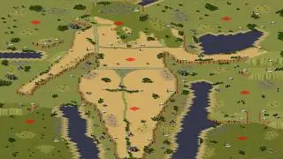 Red Alert 2 | Yuri's Revenge | 7 vs 1 - pretty womwn 27.0 map - Libya vs 7 random