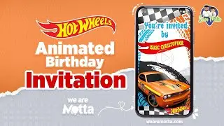 HOT WHEELS Birthday Invitation 🚗 RACING CARS Themed party