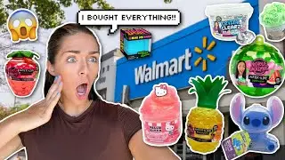 Buying EVERYTHING from WALMART SLIME, FIDGETS, MORE!!🌈 SHOPPING VLOG 🌈