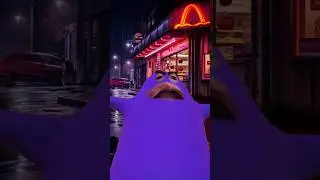 Purple Blob having a hissy fit #purple #purpleblob #hissy #fit #funny #shorts