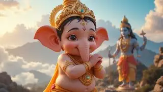 🙏🕉️श्री गणेश जी की संपूर्ण कथा🙏🕉️ | 3D Cartoon Story | Ganesh Janam Katha | Kids & Family🙏🙏🕉️