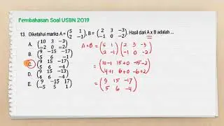 Part 2_Pembahasan Try Out USBN Matematika SMK 2019_(No. 11-20)