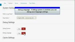 Joomla 3.0 - Global Configuration