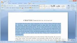 How to see the statistics of a Word 2007 document?