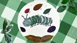 Cute Leaf Caterpillar Craft for Kids | Easy Fall Nature Craft Tutorial