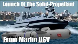 Kuzgun-KY Missile Launched From Turkey's Most Advanced Unmanned Surface Vehicle 