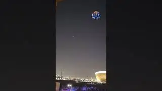 Iranian missiles spotted in the sky over Qatar's Lusail Stadium | Breaking News | Geo News