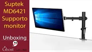 Suptek MD6421 | Supporto per monitor da scrivania
