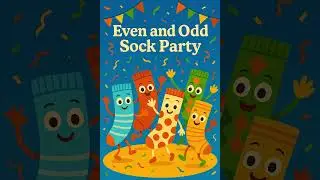 Even and Odd Sock Party (Even & Odd Number) - Educational Bedtime Story