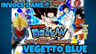 Invocations Vegetto blue 5 ans Dokkan Battle Glo