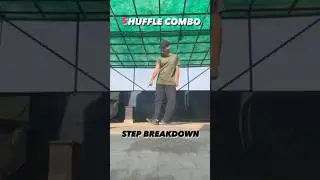 Shuffle combo tutorial #bestshuffle #dance #footworkdance