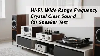 HiFi, Wide Range Frequency, Deep House, Techno, Trance in Crystal Clear Sound for Speaker Test.