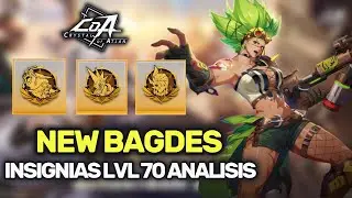 🧐NEW LEVEL 70 BADGES REVIEW - DO WE REPLACE LEVEL 60 BADGES? 🤔| CRYSTAL OF ATLAN