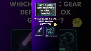 Roblox Quiz: Which Classic Gear Defies Gravity?
