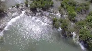 4K DJI Phantom 3 drone footage @ Blue River near Tishomingo, OK