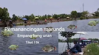 mancing dimarunda empang bang unan || lumayan ada hasilnya