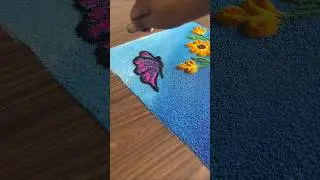 Easy Scenery Rangoli | सीनरी रंगोळी | Simple Nature Art for Festivals #Shorts