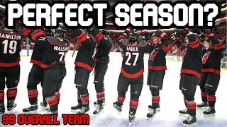 PERFECT SEASON? - Simulating A Full Season With A 99 Overall Team - NHL 21