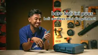 Edann.. Tenaga lebih gacor dr yg kabel, asli gk nyesel - DONGCHENG DCSJ10 CORDLESS MINI DIE GRINDER