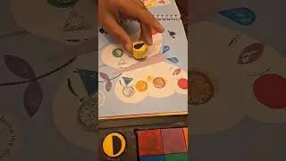 Stamping Fun with Poppy and Sam! 🎨🐷 | Kids Activity Ideas #shorts