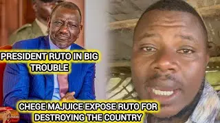 PRESIDENT RUTO IN BIG TROUBLE AS FEARLESS CHEGE MAJUICE DESTROYS HIM LIVE FOR DESTROYING THE COUNTRY