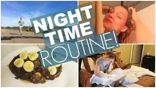MY SPRING NIGHT TIME ROUTINE! | Workout Routine, Shower & Pancakes!