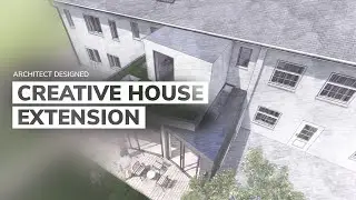 Architect Designed Creative House Extension Design in London: Creative Home Extension Example