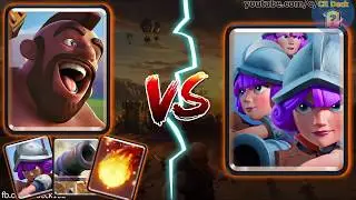 Hog Musketeer Cannon vs Three Musketeers Deck 📕📕📕 Hog 2.6 Cycle Deck Clash Royale