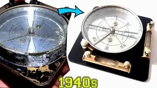 Brass Compass Restoration - Made in England 🇬🇧