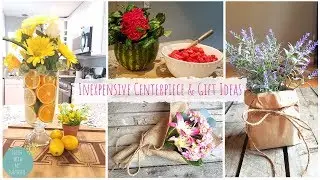 SUMMER PARTY TABLE DECORATIONS | GIFT IDEAS | CENTERPIECE | INEXPENSIVE WEDDING FRUIT FARMHOUSE