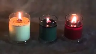 Bedrock Tree Farm Fir Needle Candles Burning 10.03.2014