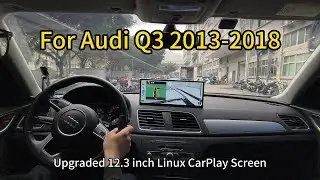 Обновите свой Audi Q3 &mdash; беспроводным модулем CarPlay и Android Auto Road Top с 12,3-дюймовым сенс...