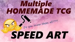 HTCG Community Collab!! Speed art from Homemade TCG 's!!