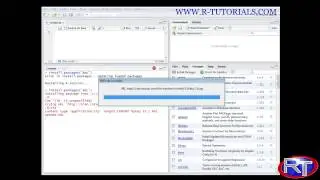 R tutorials - introduction to installing packages