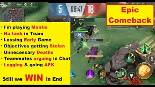 Mantis Gameplay Epic Comeback| Unexpected WIN| Customized Build & Power Core |MARVEL Super War