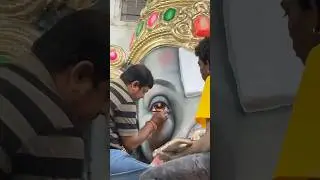 Sri Venkateswara Ganesh Making | Ganesh Singh Kalakar Dhoolpet 2025 #ganesha