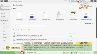 Portfolio Committee on Planning, Monitoring and Evaluation, 16 July 2024