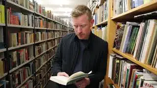 Writer Colin Barrett reads from his new short story collection 'Homesickness' at Kennys, April 2022