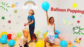 Balloon Popping Kids Party🎈😀 Fun Activity 🥳  @zumanic762